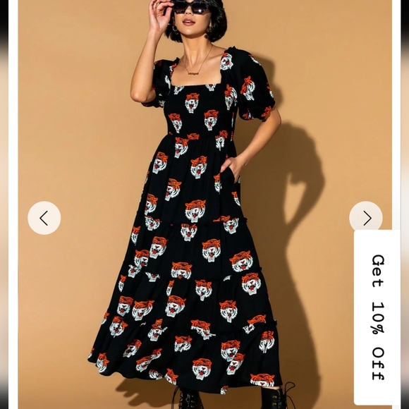 Dresses in Lala tiger Feeling Fierce dress - Picture 3 of 15